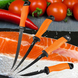 Fish Scale Fillet Knife – Stainless Steel Fishing Knife with Sheath