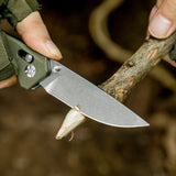 Crossbar Lock Folding Pocket Knife with G10 handle and 3.35" 8Cr13MoV Steel Drop Point Blade
