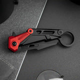 Light Weight Pocket Knife with Aluminium Ring Handle