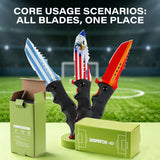 World Football 3-Piece Collector's Folding Pocket Knife Set – USA, Argentina & Spain