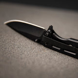 Folding Knife With 8Cr13MoV Stainless Steel Black Blade for EDC