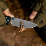 Crossbar Lock D2 Steel Drop Point Blade with G10 Handle Folding Knife