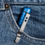 Tactical EDC Pen with Tungsten Steel Glass Breaker, Aluminum Body, Compatible with Parker Style Refills