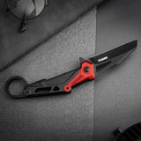 Light Weight Pocket Knife with Aluminium Ring Handle