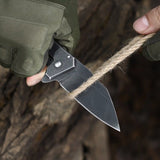 EDC Folding Pocket Knife 8Cr Stainless Steel Blade with G10 Handle and Pocket Clip