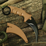 Affordable Cool Claw Blade Neck Knife CSGO with Sheath and Cord