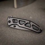 Folding Knife With 8Cr13MoV Stainless Steel Black Blade for EDC