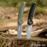 Crossbar Lock Folding Pocket Knife with G10 handle and 3.35