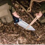 D2 Folding Knife with G10 Handle & Pocket Clip