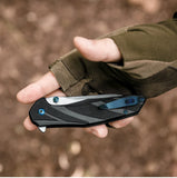 D2 Folding Knife with G10 Handle & Pocket Clip