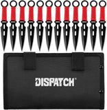 12 pcs Set Tactical Survival Throwing Knife/Kunai Knife for Recreation and Competition