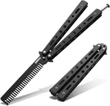 Butterfly Knife Trainer – Safe Unsharpened Balisong with Stainless Steel Handle for Practice & Flipping