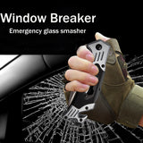4.5" G10 Handle Multifunctional Folding Knife with Fire Starter