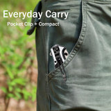 4.5" G10 Handle Multifunctional Folding Knife with Fire Starter