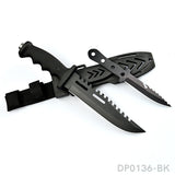 12" and 8" Survival Knives Set with ABS Sheath