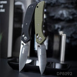 Folding Pocket Knife Crossbar Lock with G10 handle and 8Cr Blade