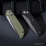Folding Pocket Knife Crossbar Lock with G10 handle and 8Cr Blade