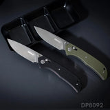 Folding Pocket Knife Crossbar Lock with G10 handle and 8Cr Blade