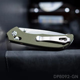 Folding Pocket Knife Crossbar Lock with G10 handle and 8Cr Blade