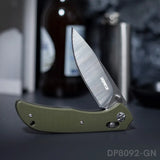 Folding Pocket Knife Crossbar Lock with G10 handle and 8Cr Blade