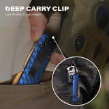RBLACK 3.3" Tanto EDC Folding Knife with S35VN Blade, Crossbar Lock