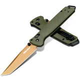 RBLACK 3.3" Tanto EDC Folding Knife with S35VN Blade, Crossbar Lock