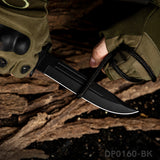 10 Inches Fixed Blade Knife with PP Handle for Outdoor and Survival