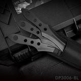 3 PCs Stainless Steel Throwing Knives Set with Nylon Belt Sheath