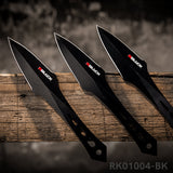 RBLACK 3-Piece Throwing Knives Set – Stainless Steel Kunai with Sheath