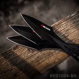 RBLACK 3-Piece Throwing Knives Set – Stainless Steel Kunai with Sheath
