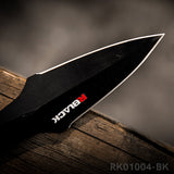 RBLACK 3pcs Throwing Knife Set with Full Tang Stainless Steel Design and Nylon Sheath
