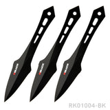 RBLACK 3pcs Throwing Knife Set with Full Tang Stainless Steel Design and Nylon Sheath
