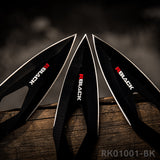 RBLACK 3-Piece Throwing Knives Set – Stainless Steel Kunai with Sheath