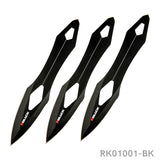 RBLACK 3-Piece Throwing Knives Set – Stainless Steel Kunai with Sheath