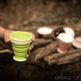 5-Pack Collapsible Travel Cup Set | Ultralight 7.4oz Silicone Camping & Outdoor Cups