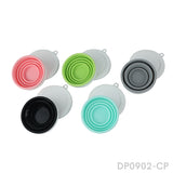 5-Pack Collapsible Travel Cup Set | Ultralight 7.4oz Silicone Camping & Outdoor Cups