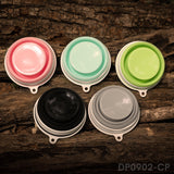 5-Pack Collapsible Travel Cup Set | Ultralight 7.4oz Silicone Camping & Outdoor Cups