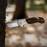 8Cr Blade Folding Rescue Knife Liner Lock with G10 Handle