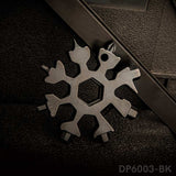 18 in 1 Stainless Steel Snowflake Multi-Tool, Screwdriver and Christmas Gift