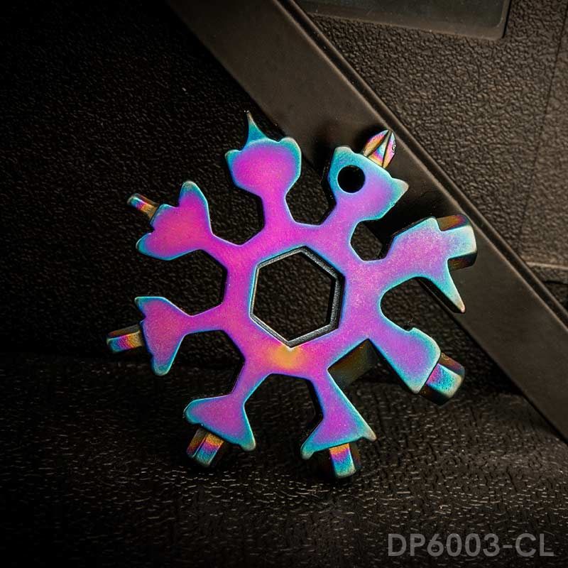 18 in 1 Stainless Steel Snowflake Multi-Tool, Screwdriver and Christmas Gift
