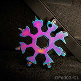 18 in 1 Stainless Steel Snowflake Multi-Tool, Screwdriver and Christmas Gift