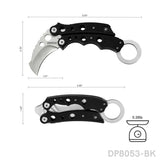 Claw Knife with G10 Handle and Pocket Clip for Everyday Carry
