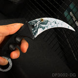 Cool Claw Blade Neck Knife CSGO with Sheath and Cord