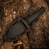 8.14" Full Tang Fixed Blade  Survival Camping Knife G10 Handle with Waist Clip Kydex Sheath