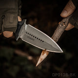 8.14" Full Tang Fixed Blade  Survival Camping Knife G10 Handle with Waist Clip Kydex Sheath