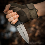8.14" Full Tang Fixed Blade  Survival Camping Knife G10 Handle with Waist Clip Kydex Sheath