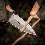 8.14" Full Tang Fixed Blade  Survival Camping Knife G10 Handle with Waist Clip Kydex Sheath