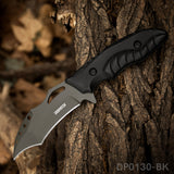 9.5 Inch Heavy Duty Fixed Blade Survival Knife Titanium Coated With K-Sheath