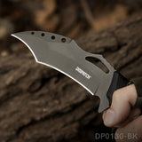 9.5 Inch Heavy Duty Fixed Blade Survival Knife Titanium Coated With K-Sheath