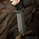 9.5 Inch Heavy Duty Fixed Blade Survival Knife Titanium Coated With K-Sheath